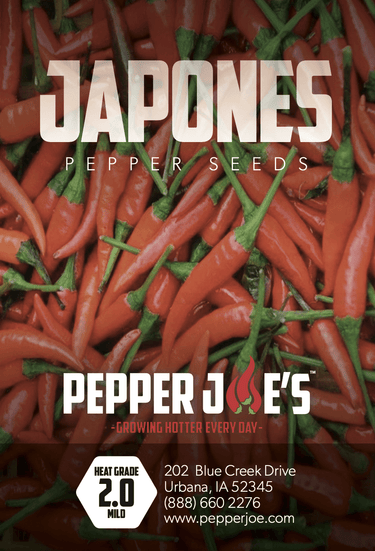 Japones Pepper Seeds - The Pepper Pantry (Formerly Marie Sharp's)